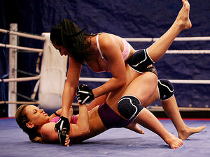 NudeFightClub presens Aleska Diamond vs Lana S. with Aleska Diamond, Lana S in Nude Fight Club by 21 Sextury